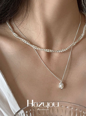 一恋甜酷花生吊坠项链女百搭时尚