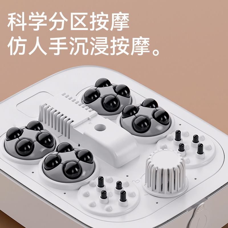 凯诗捷泡脚桶电动按摩全自动加热足浴盆家用恒温智能养生足浴桶
