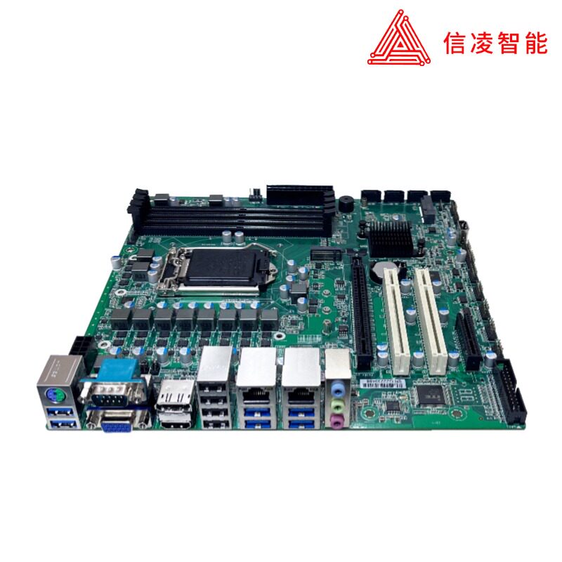 10/11代MATX母板 4槽工业主板 B560 4U壁挂式工控机主板