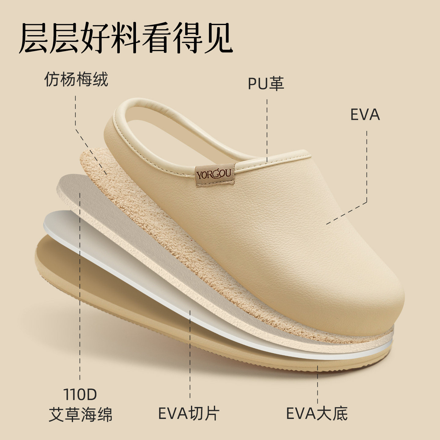 秋冬季eva防水壳子抗菌棉拖鞋女室内家居家用地板男加绒保暖情侣,淘宝优惠券,粉丝福利购,淘宝优惠卷