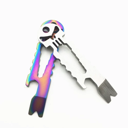 Универсальная креативная отвертка из нержавеющей стали, гаечный ключ, брелок