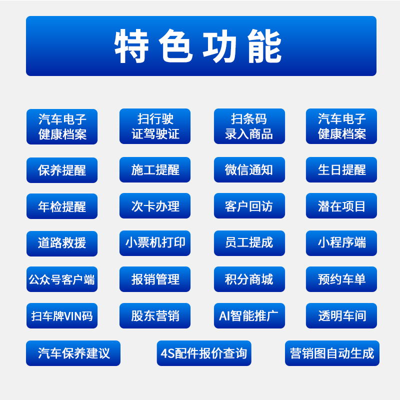 汽车电子健康档案自动上传信息对接软件汽修汽修管理系统 - 图1