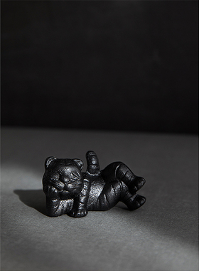 南部铁器铸铁日本镇纸生肖小摆件