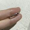 Pure silver 999 Mobius Austin sand shiny ring