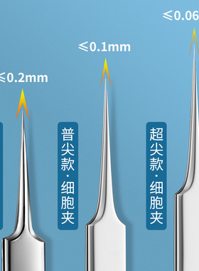 不锈钢粉刺针细胞夹美容院专用