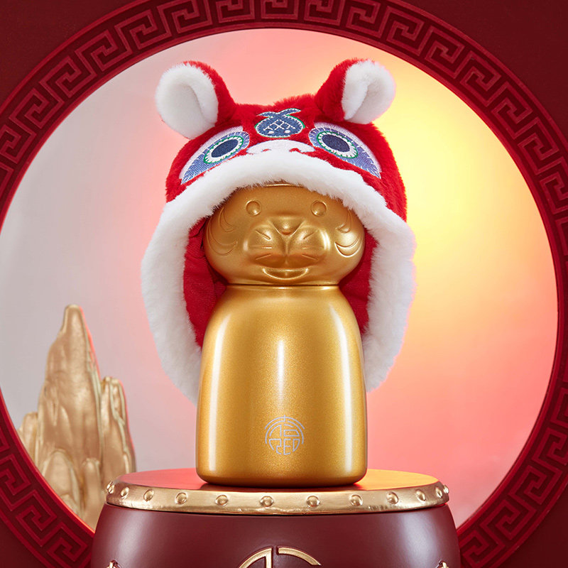 共禾京品本命年吉祥物不锈钢保温杯 共禾京品保温杯