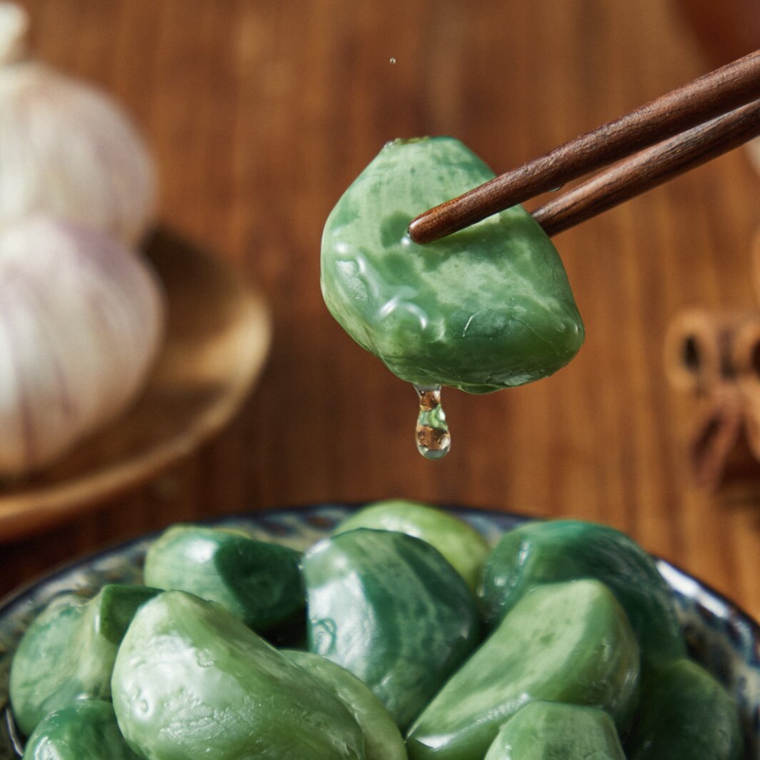 盒马工坊腊八蒜400g山东紫皮酸脆清爽大颗饱满色如翡翠无防腐剂