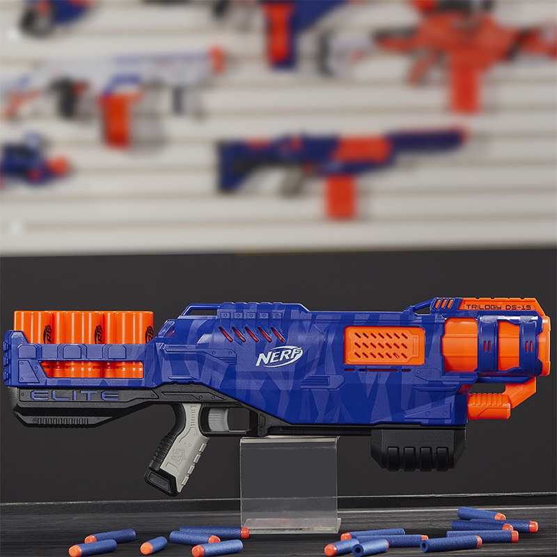孩之宝nerf热火精英系列散弹软弹枪 nerf热游软弹枪