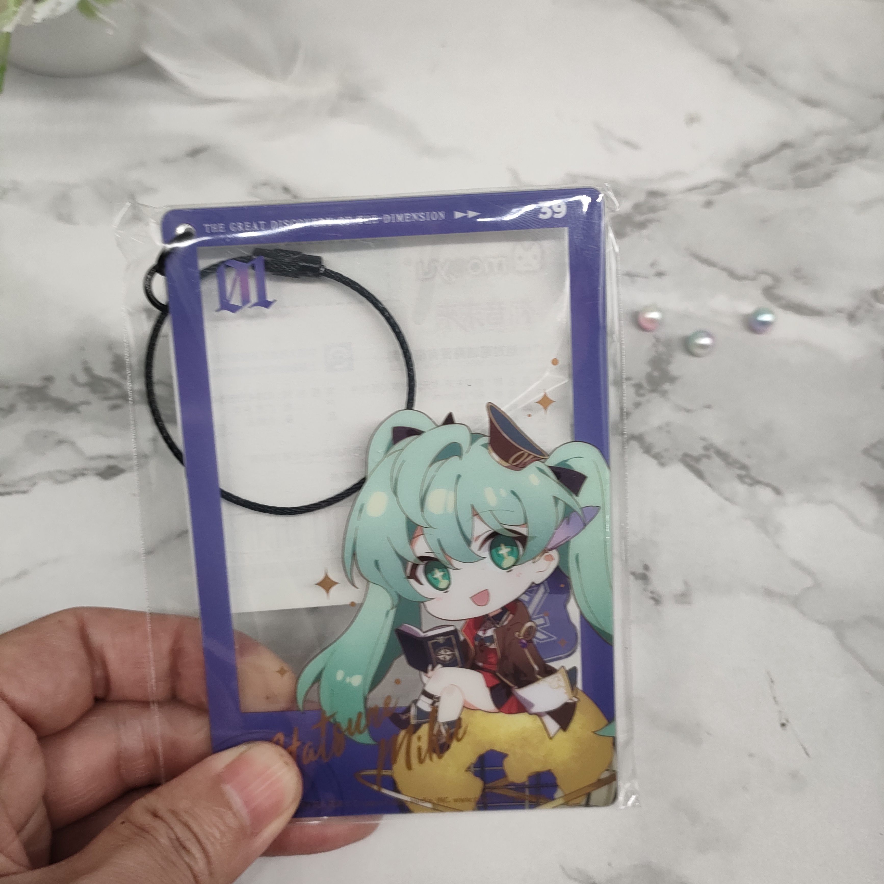 moeyu正品初音未来官周 39‘感谢祭次元大发现系列 亚克力Q版挂件 - 图0