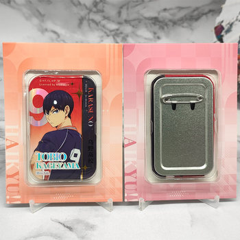 Volleyball Youth Authorized Peripherals 10 Issues Partner Series Double Flash Laser Badges Lonely Claw Kageyama Hinata