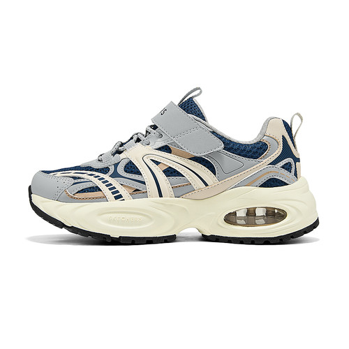 Skechers斯凯奇男童魔术贴轻便百搭防滑耐磨运动鞋老爹鞋417108L - 图0