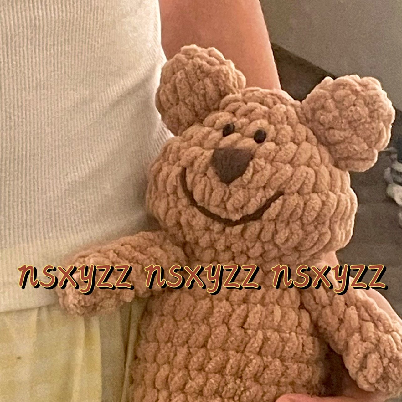 溺水小苑手工编织diy钩针冰条线小熊安抚玩具挂件女友礼物材料包,淘宝优惠券,粉丝福利购,淘宝优惠卷