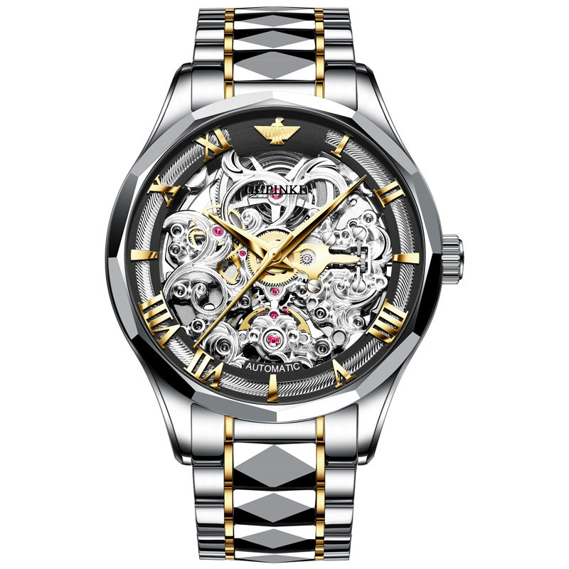 欧品客瑞士男士时尚全自动机械表 世捷尔手表国产腕表