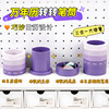 Gradient color perpetual calendar large capacity desktop pen holder