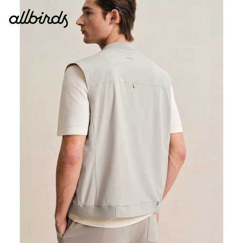 Allbirds Elite商务男士针织背心运动休闲通勤拉链上衣男装外套 - 图0