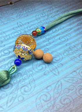 压襟可打流苏汉服配饰项链香囊