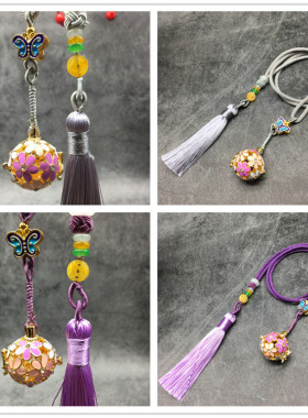 高档持久保色镂空珍珠汉服配饰