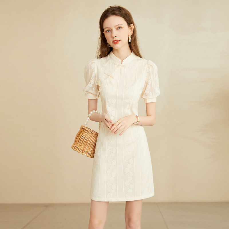 白鹿语新潮国风改良旗袍2023连衣裙 白鹿语连衣裙