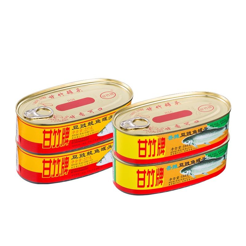 甘竹牌豆豉鲮鱼罐头227g豆豉鱼即食下饭菜鲮鱼速食熟食老式鱼罐头,淘宝优惠券,粉丝福利购,淘宝优惠卷