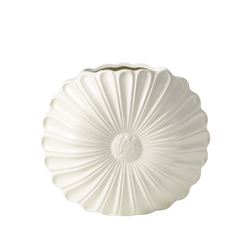 奶油风陶瓷花瓶摆件插花玄关客厅电视柜餐桌干花家居软装饰品轻奢,淘宝优惠券,粉丝福利购,淘宝优惠卷