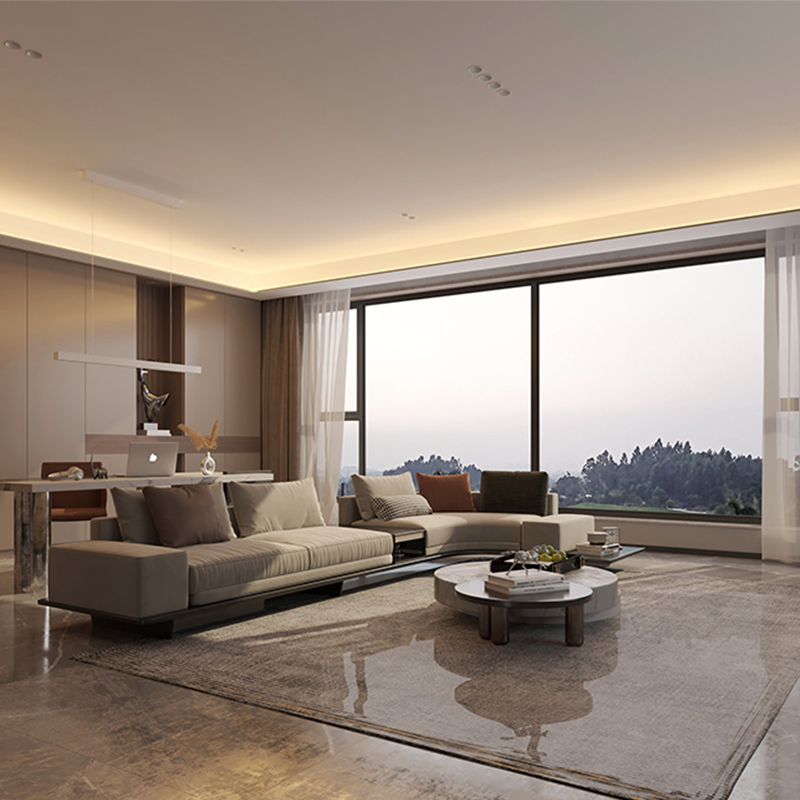 仙人掌先生洗天花线性灯双眼皮回型吊顶客厅上发光led灯带线型灯,淘宝优惠券,粉丝福利购,淘宝优惠卷