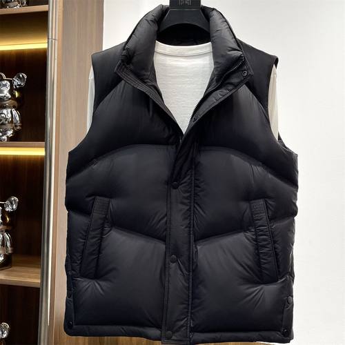 凯乐石薄荷高奢男士羽绒马甲25冬新款帅气加厚立领背心休闲外穿保 - 图0