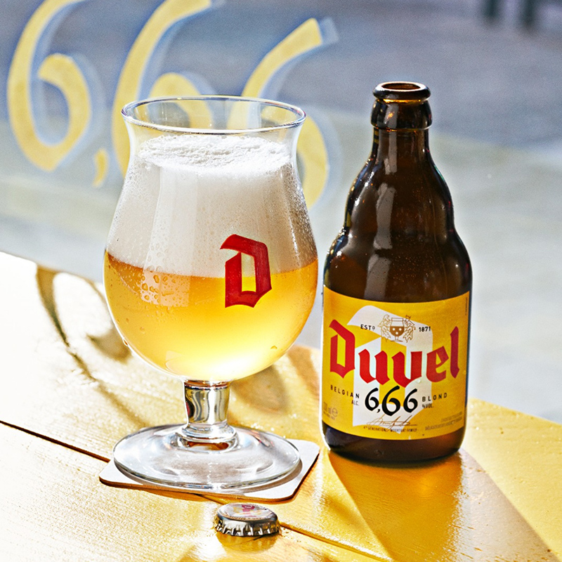 督威6.66度啤酒 比利时原装进口 黄金艾尔精酿啤酒 330ml*6瓶装 - 图1
