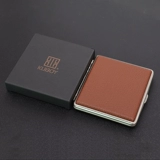 Мужской портативный креативный модный металлический портсигар, 20 шт