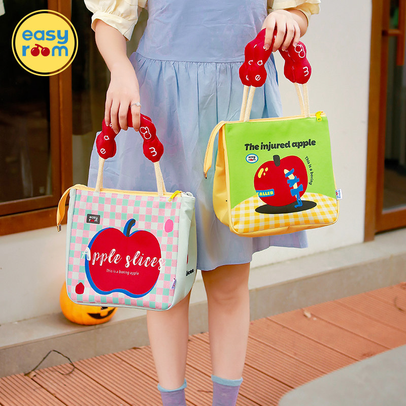 便当包饭盒袋上班族手拎午餐包可爱水果学生专用防水防油手提饭袋,淘宝优惠券,粉丝福利购,淘宝优惠卷