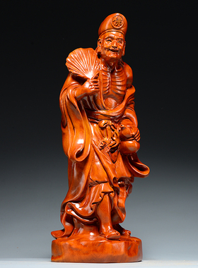 花梨木祝福新古典客厅木雕摆件家居