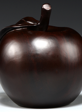 苹果黑檀木苹果雕刻摆件