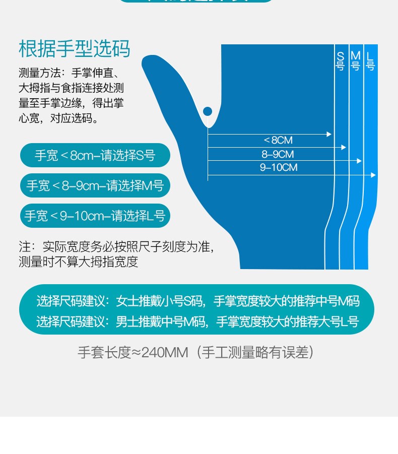 50双医用橡胶无菌手套一次性乳胶医生外科胶皮手术室女男检查医护 - 图1