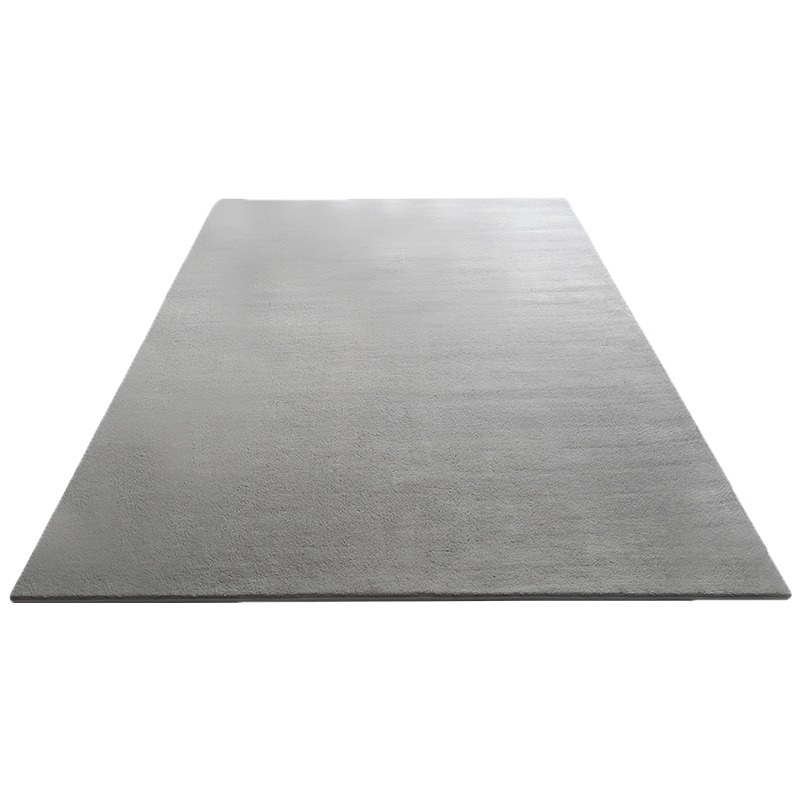 地毯短绒卧室床边垫纯色房间全铺加厚毛绒主卧床前床下地垫可机洗 - 图0