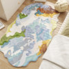 Green moss carpet bedroom bedside blanket hot sale 10,000