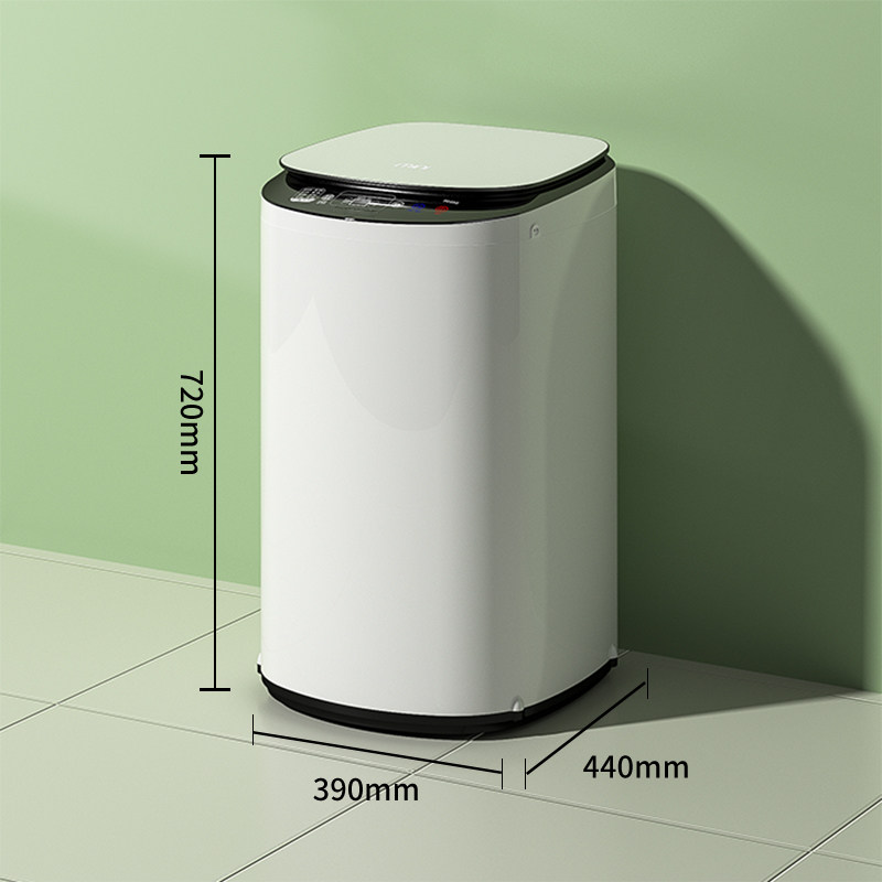 洗衣机全自动小型杀菌带洗脱一体机 巧手电器洗衣机