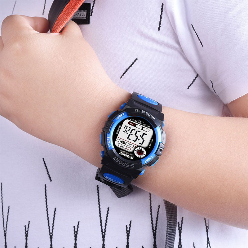 儿童手表小学生男童大童中学生男孩防摔防水初中女孩潮流电子手表,淘宝优惠券,粉丝福利购,淘宝优惠卷