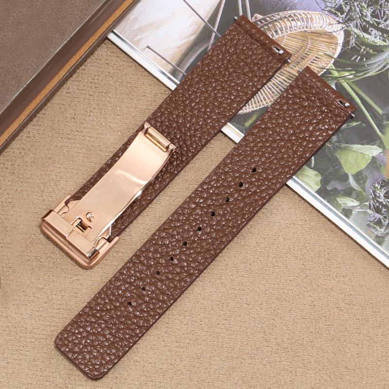 真皮手表带男女西铁城天王dw薄皮带 cicidd配件