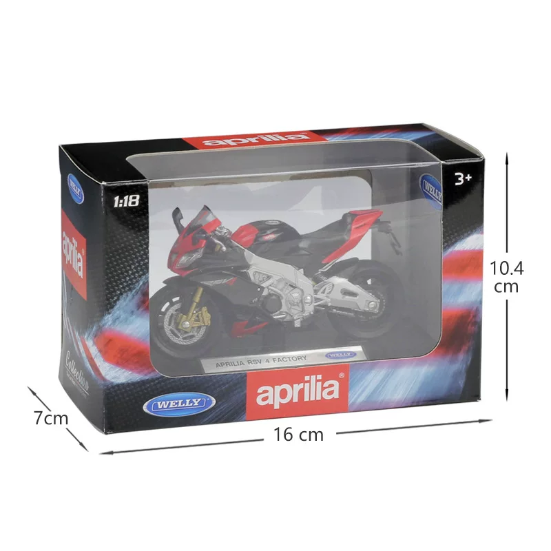 WELLY Вилли 1:18 апрельский RSV4 Factory моделирование алюминиевый мотоцикл