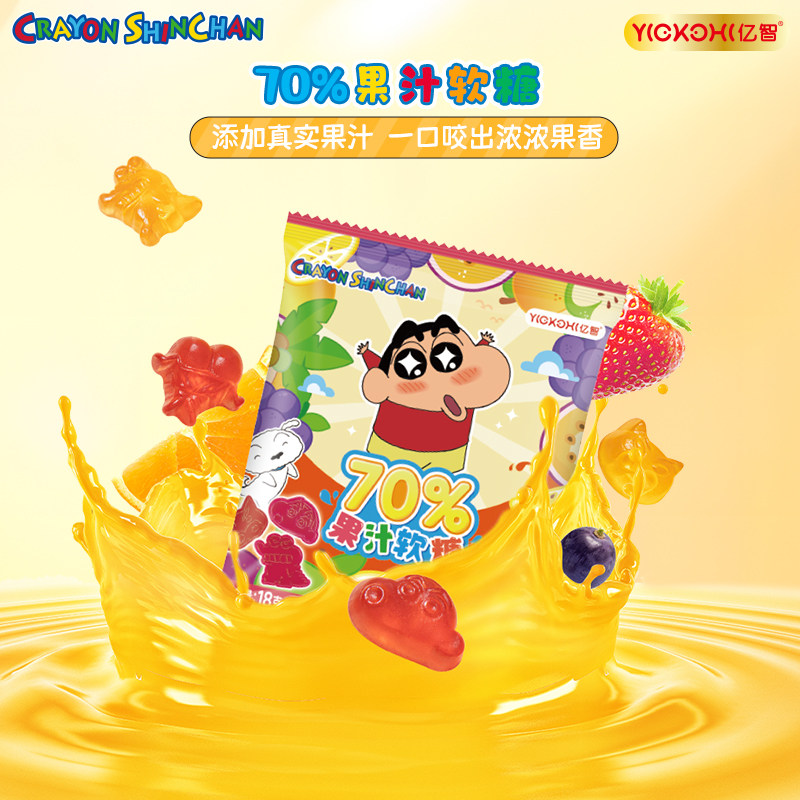 亿智蜡笔小新联名中国结年货礼盒儿童糖果软糖独立包装过年送礼,淘宝优惠券,粉丝福利购,淘宝优惠卷