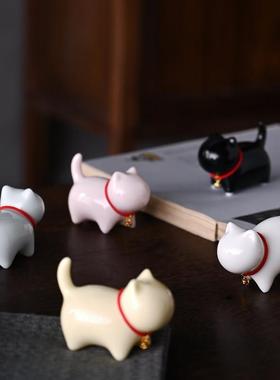 采购产品迷你可爱的小猫，可爱的茶宠物饰品，茶玩饰品，陶瓷饰品