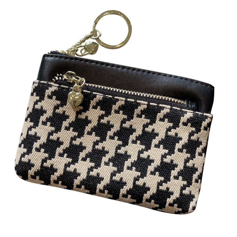 帆布女2021新款小众设计时尚小钱包 奔蕾钱包