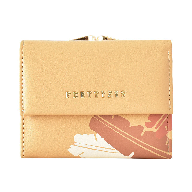 女短款简约小巧复古多卡位潮零钱包 奔蕾钱包