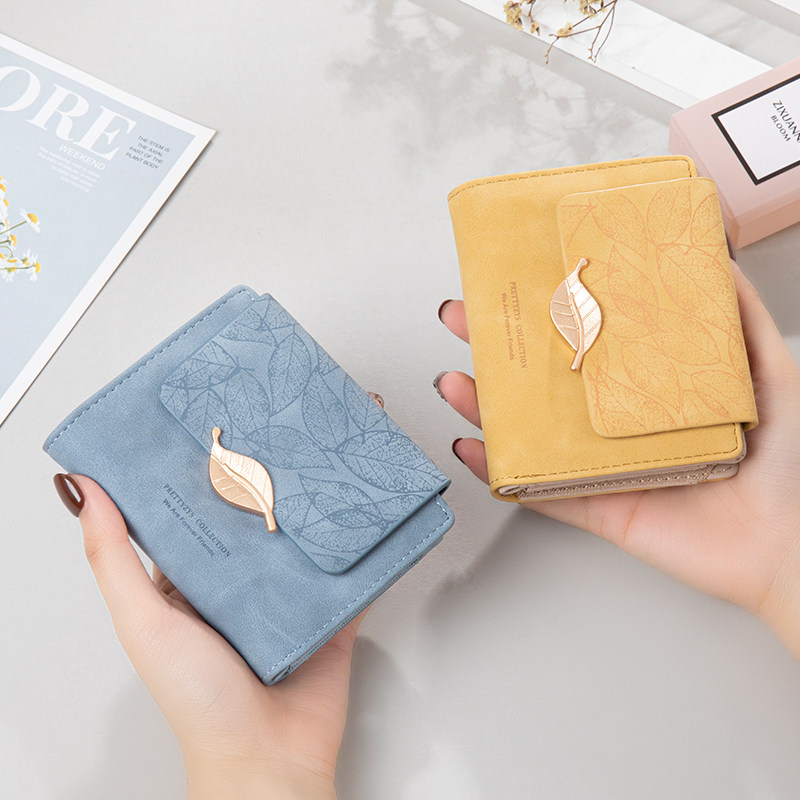 短款2022新款小众设计简约零钱包 奔蕾钱包