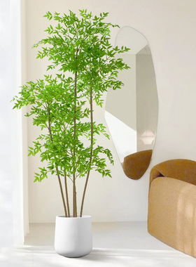 森泰南天竹假植物仿真绿植摆件