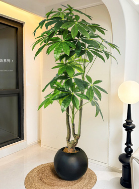 仿真绿植高端轻奢发财树
