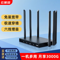 4G wireless card-free router high-speed full-network pass pure traffic sim upper network card home mobile wifi rental dorm room live enterprise office broadband extremely fast wear wall network theiver