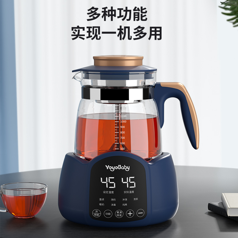 煮茶器电茶炉煮茶壶家用蒸茶器小型办公室泡茶饮机养生烧水壶一体 - 图2