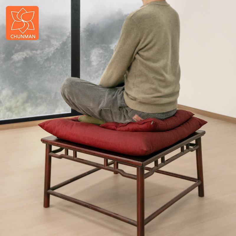 纯曼木棉打坐垫禅堂经典南怀瑾先生款禅修垫居家静坐垫舒适冥想垫