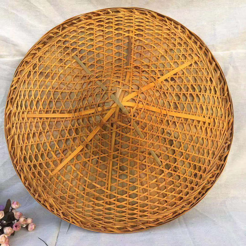 竹编斗笠帽竹帽舞蹈表演道具竹制品防晒防雨钓鱼帽竹灯罩装饰草帽,淘宝优惠券,粉丝福利购,淘宝优惠卷