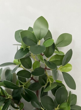 厂家现货 仿真植物米兰叶松枝 新中式盆栽迎客松 园林装饰假花